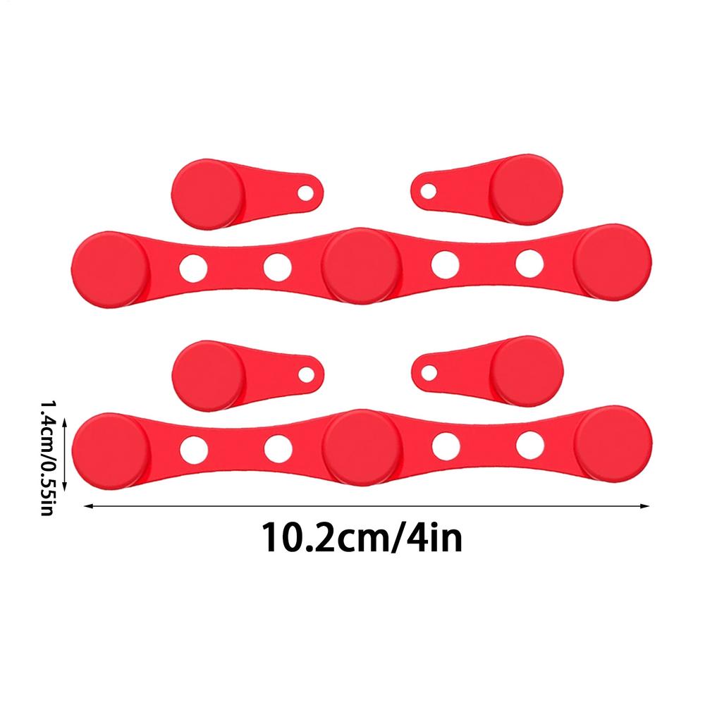 Magnets For Air Fryer Liners Silicone Fixing Tool Air Fryer Magnet Silicone Buckle For Baker Enthusiast Family Parent French красный