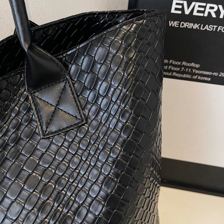 Women's Fashion Versatile PU Large Capacity Tote Bag