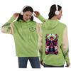 Jujutsu Kaisen Men’s European & American Patchwork Hooded Sweatshirt