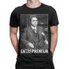 Capone Hustle Mens Black Gangster Cotton T Shirt For Men Summer  Vintage TShirts O Neck Popular Tee Shirt Oversize Print Tops