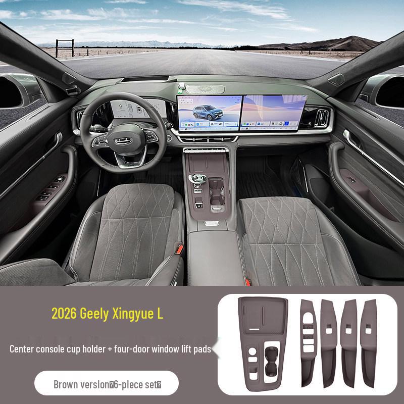 Silicone Protective Pad for Geely 26 Model Xingyue L Gear Shift with Wireless Charging