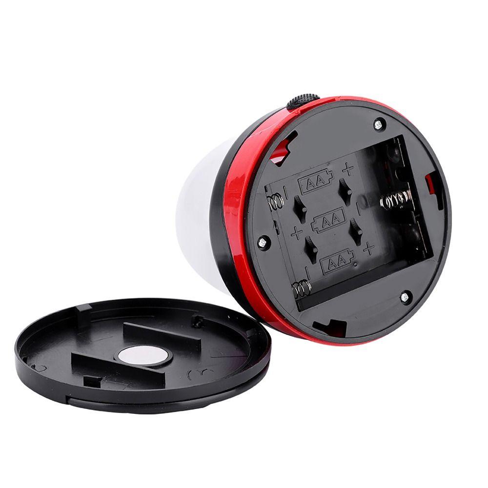 Durable Portable LED Flashlight Tent Light Mini Round Battery-Powered Camping Light LED Tent Light Outdoor Adventures