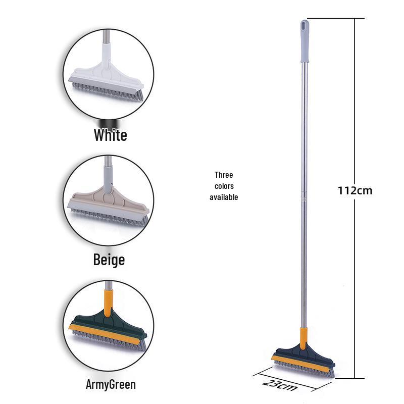 Antibacterial Stiff Bristle Floor & Tile Grout Brush for Bathroom, Wall & Toilet Cleaning