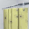 Delightful Floral Shower Curtain 180 X 240Cm Yellow Daisy Print Waterproof Bath Decoration For Home Decor In Bathroom Accessorie