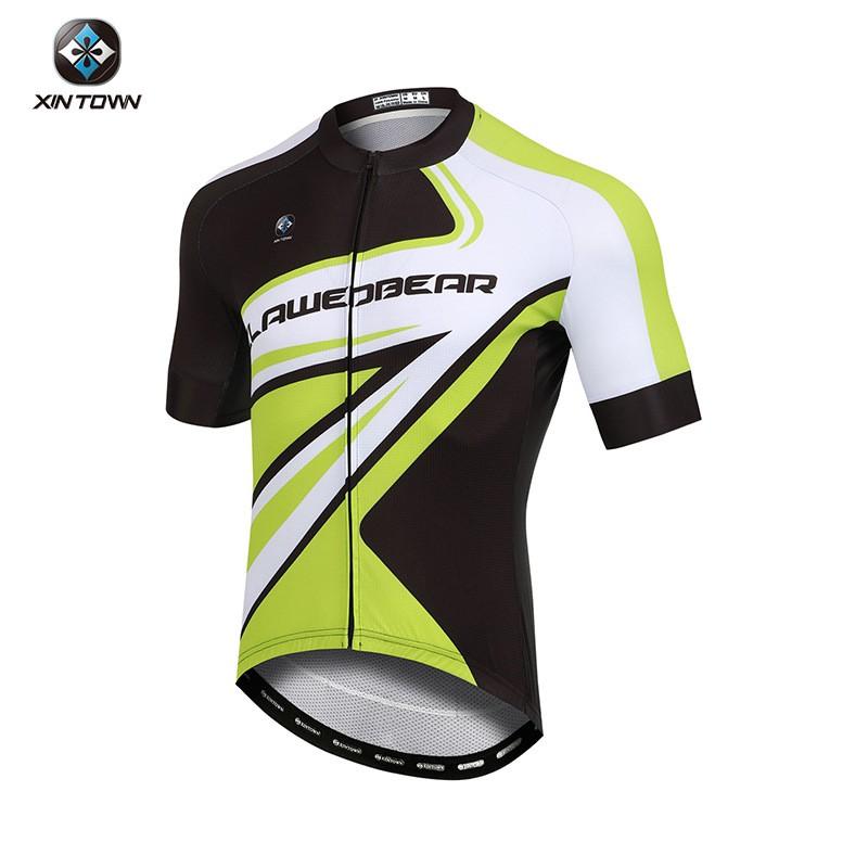 Mens Cycling Jersey Short Sleeve Quick Dry Road Bike Apparel Set