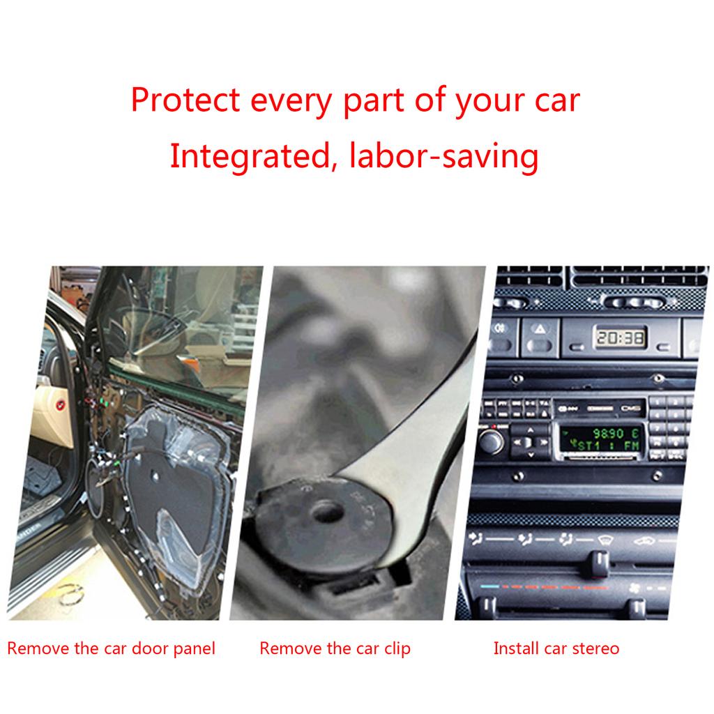 Practical for Crowbar Pry Bar Staple Nail Puller Lightweight Buckle Trim Screwdriver Car Door Removal Pliers Hand Tools