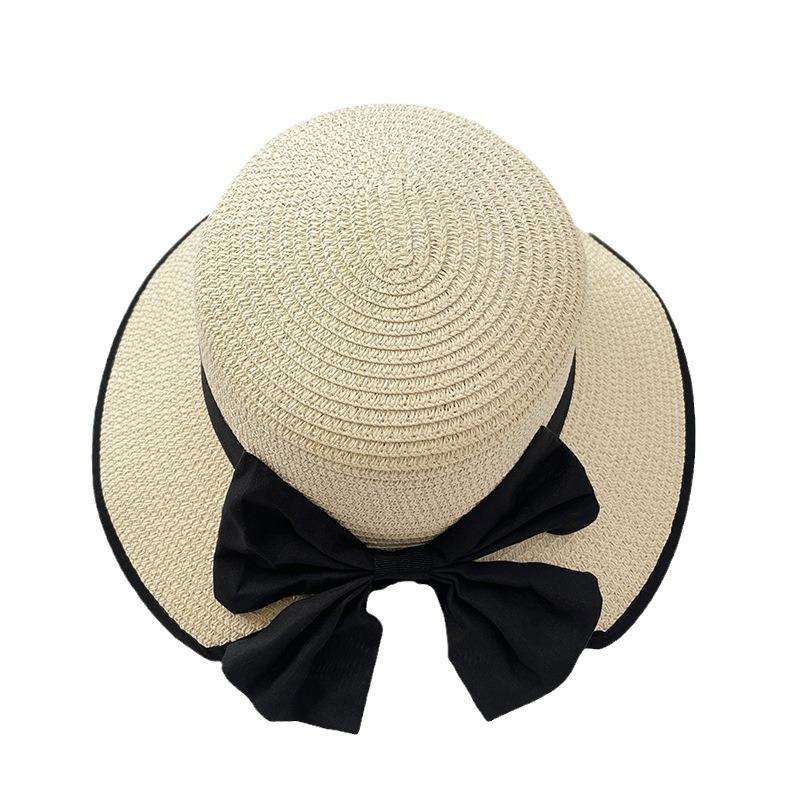 Japanese Style UV Protection Straw Fisherman Hat - Summer Beach Sun Hat