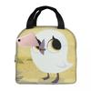 Puffin Rock En Nieuwe Vrienden Geïsoleerde Lunchtas voor Vrouwen Kinderen Draagbare Voedseldozen Thermische Lunchbox Tote