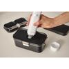 ZWILLING "Fresh & Save Vacuum Lunch Box Black" Bento Box with Cutlery and Sauce Container Airtight Storage Container [Authorized Japanese Product]
