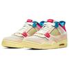 Union LA x Air Jordan 4 Retro Guava Ice Unisex sportbačiai Rožiniai Šviesiai kaulo Brigade-Mėlyni DC9533-800