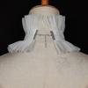 Elegant Lace Ruffle Collar Victorian Stand Collar Decorative Neckwear for Women Party Outfit Masquerades Party Props