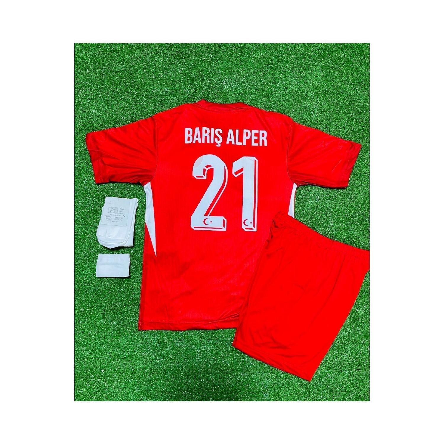 

Trkiye Euro 2024 Bar Alper Kids Jersey Set Of 4 (red) 5-6 Yaş чёрный