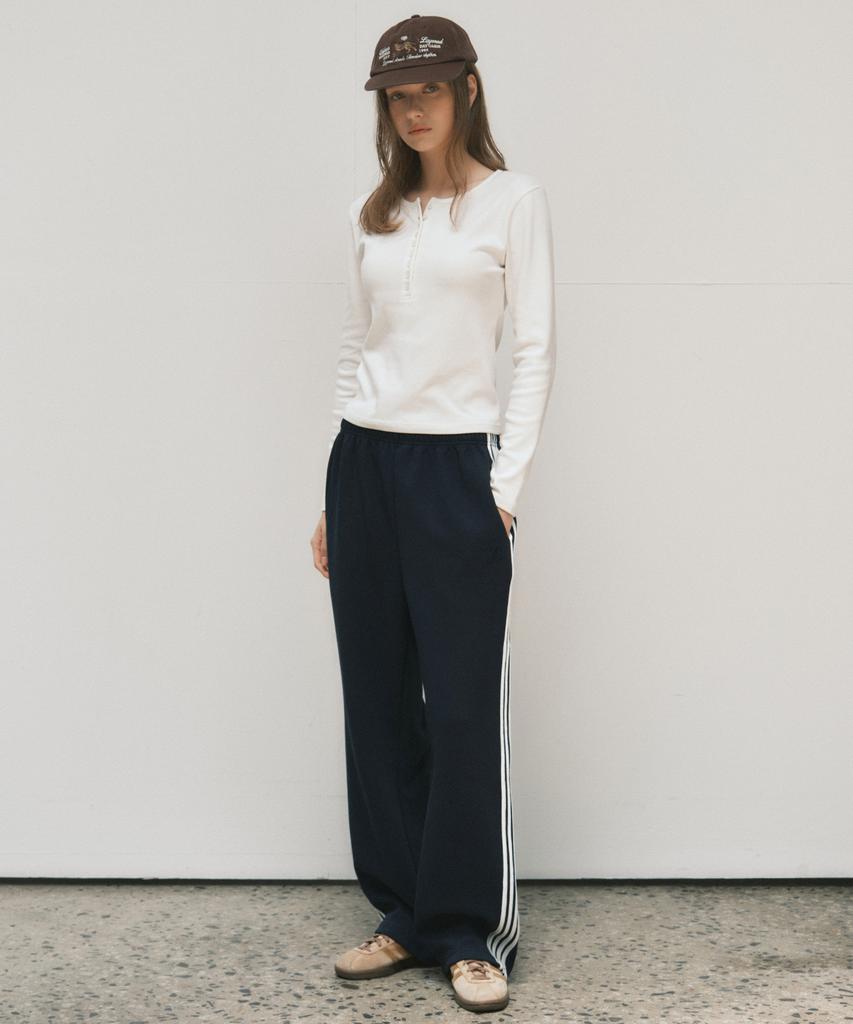 Wednesday Oasis For Woman W/Newtro Line Track Pants_Navy(W25-Pt25)