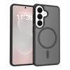 Kompatibel mit Samsung S26/S26 Ultra/S25FE/S25/S24, Silver Shield Magnetische Hülle mit Hautgefühl für das Telefon