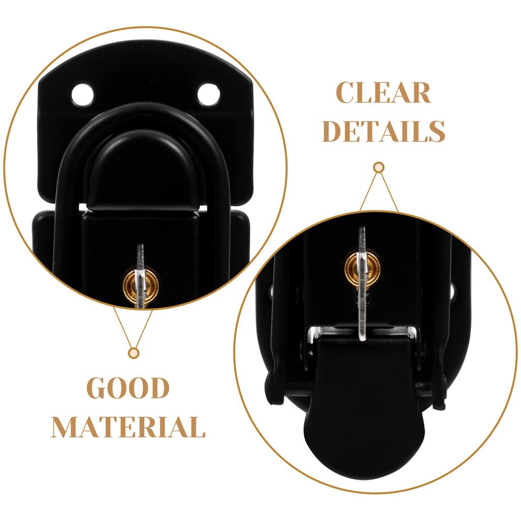 Sturdy Iron Toggle Latch for Suitcase Luggage Travel Bag Jewelry Box Guitar Case Locking Hasp Buckle Reliable Security Compact