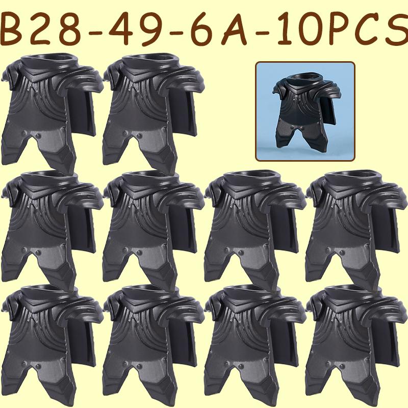 MOC Medieval Military Castle Soldier Figures Helmets Series Building Blocks Knights Accessories Warrior Hat  Bricks Toys Gifts