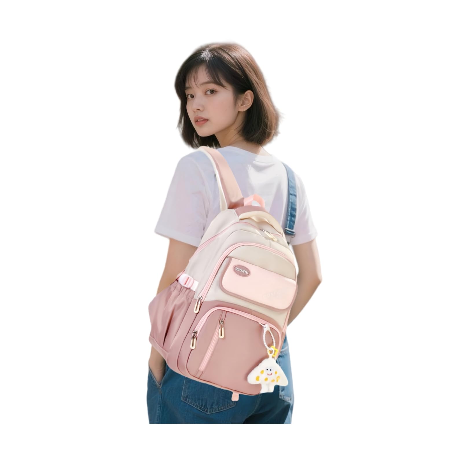 

[Enfsdtyec] Женский рюкзак Ryutsuku, большой вместимости, идеально подходит для школы, старших классов и студентов, корейский стиль, милый для женщин и девушек, мужской