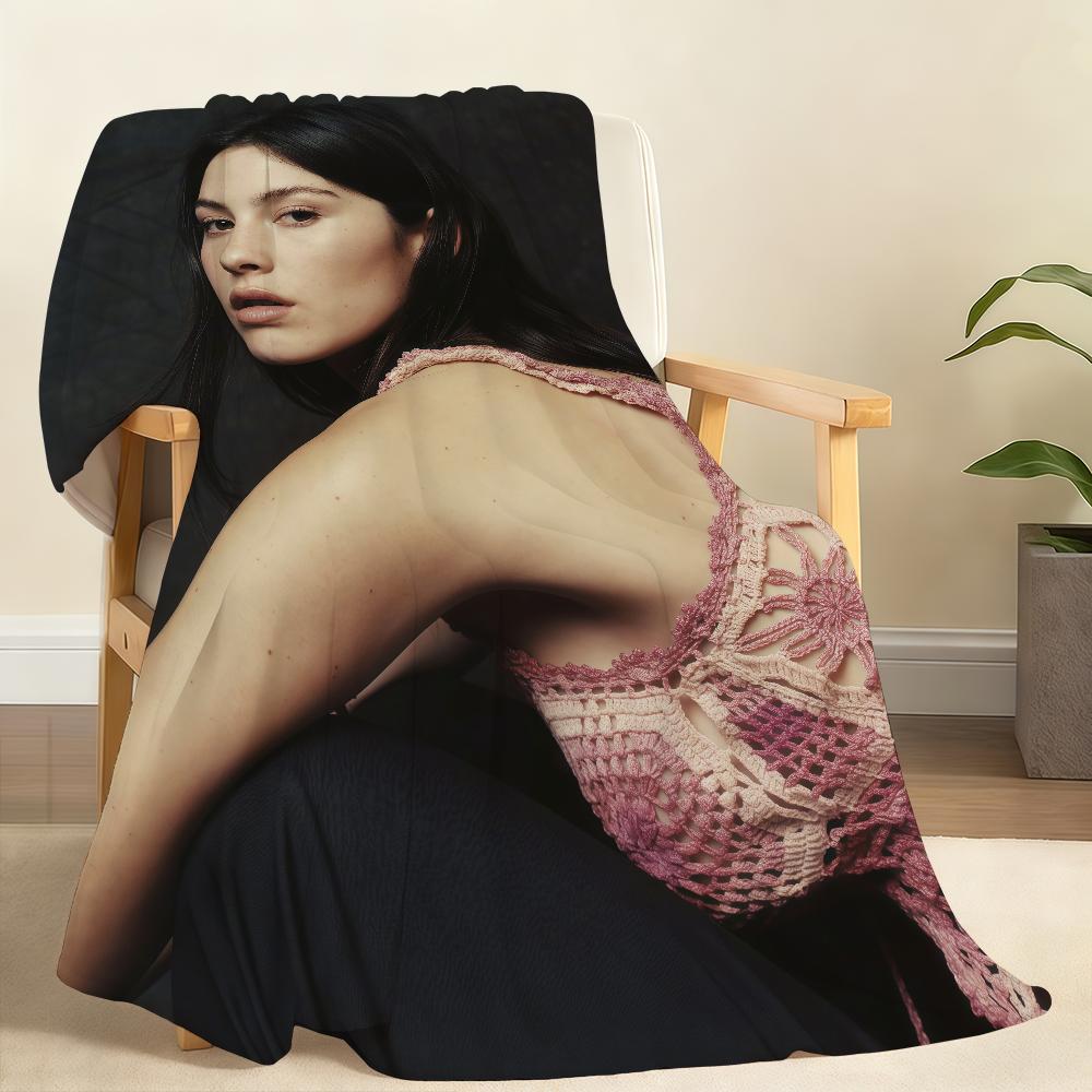 Singer G Gracie Abrams The Secret of Us Blanket Soft Throw Blanket for Home Bedroom Bed Sofa Picnic Travel Office Blanket Gift
