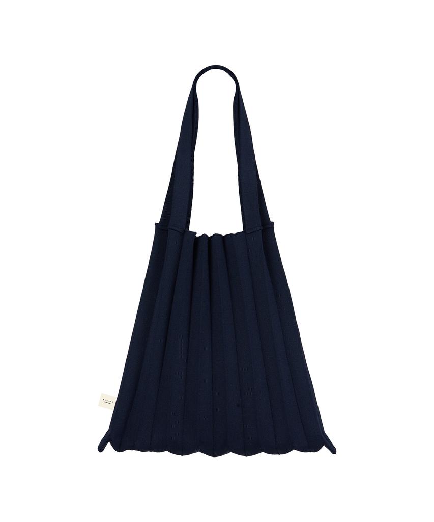 Pleatsmama Jacquard Midnight Shoulder Bag
