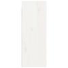 Vidaxl Wall Cabinet, White, 30X30X80 Cm, Solid Pine Wood