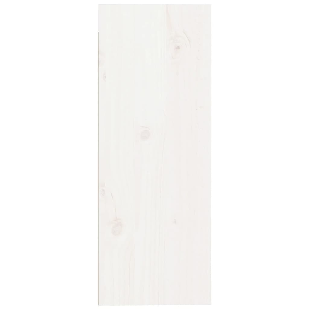 Vidaxl Wall Cabinet, White, 30X30X80 Cm, Solid Pine Wood