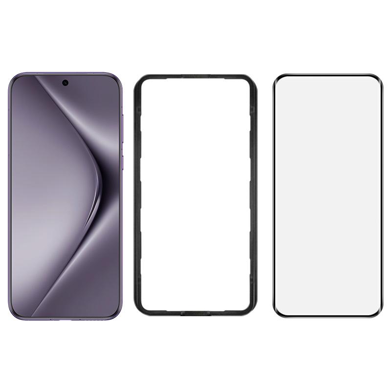 

IMAK Захисна плівка для екрана для Huawei Pura 70 Pro/Pura 70 Pro+/Pura 70 Ultra Повністю клейка 3D вигнута плівка із загартованого скла з рамкою для позиціонування Type A