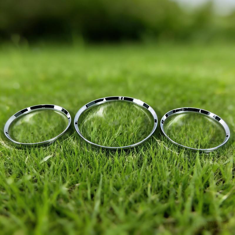 Chrome Silver / Matt Silver Styling Dashboard Gauge Ring Set For Mercedes Benz W163/ ML