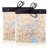 1PC Map Case Clear Waterproof PVC Document Stationery Holder Cover Portable Outdoor Camping Pocket Bag with Zipper