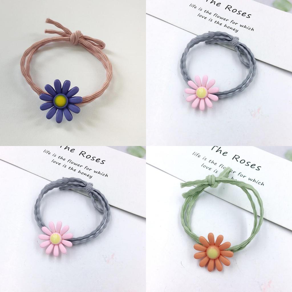 Beautiful Ins Women Daisy Hair Rope Headband With High-elastic Korean Rubber Band