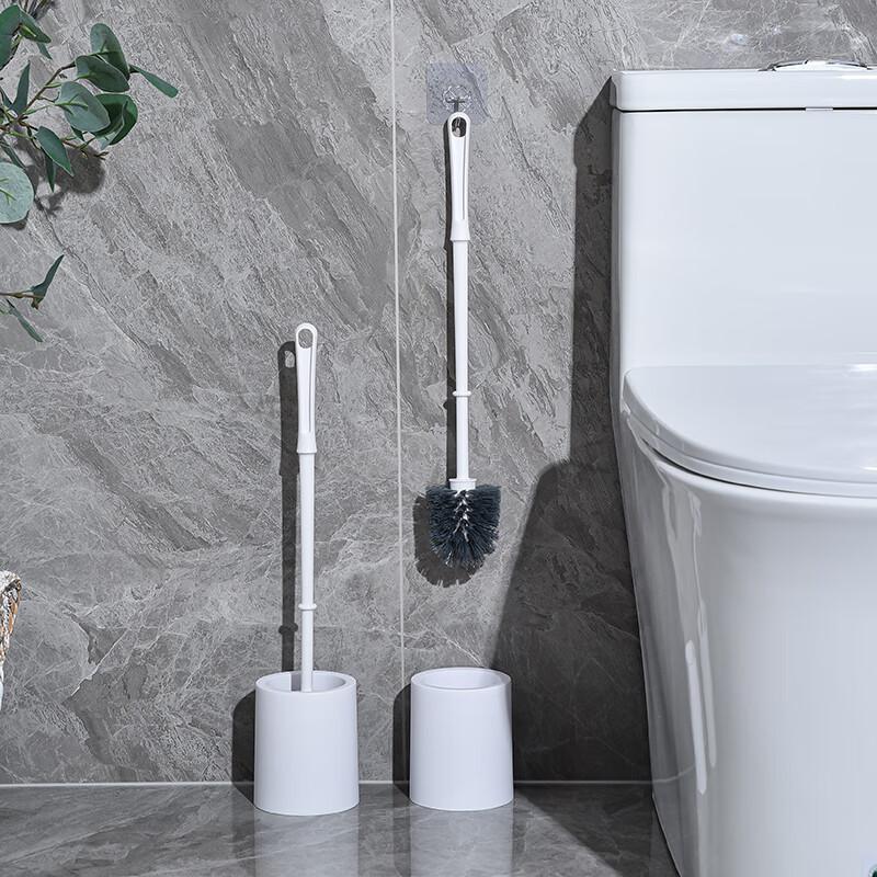 Taitaile Toilet Brush, Household Cleaning No Dead Angle Bathroom Brush Head, Toilet Cleaning Tool, Brush Set