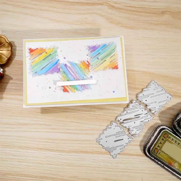 Watercolor Cutting Dies for Photo Scrapbooking Card Making Decorations Embossing Stencils Carbon Steel Die Cuts