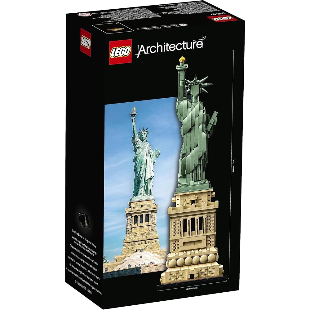 LEGO Architecture Statue of Liberty Building Set 21042 Model Kit for Adults and Kids