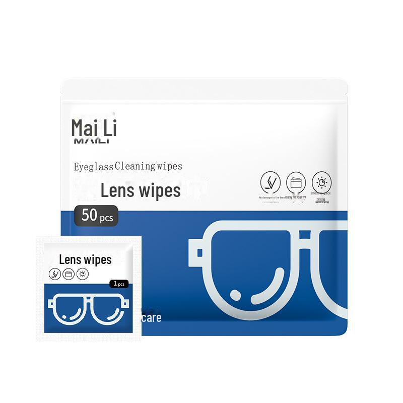 Portable Anti-Fog Lens and Screen Cleaning Wipes for Glasses and Phones