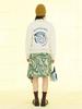 Kyo Swivel Slit Drape Skirt_Evergreen
