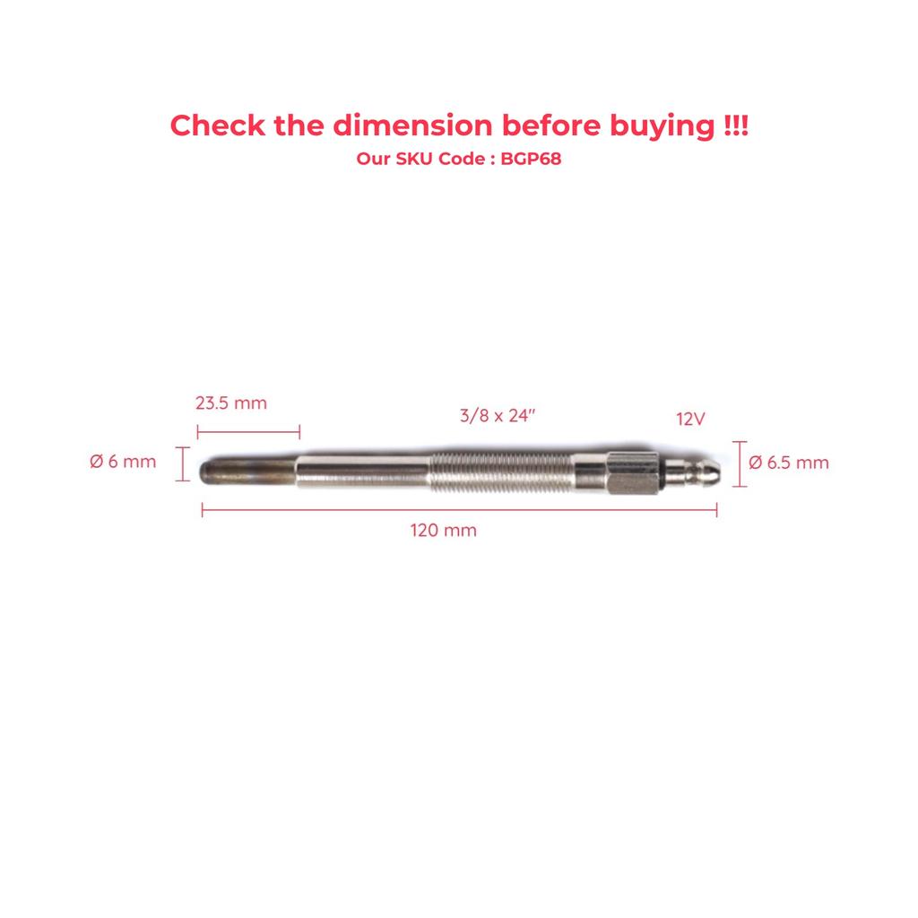 EGP68 1dílná žhavicí svíčka 12V pro Caterpillar 3304 3306 3T9561