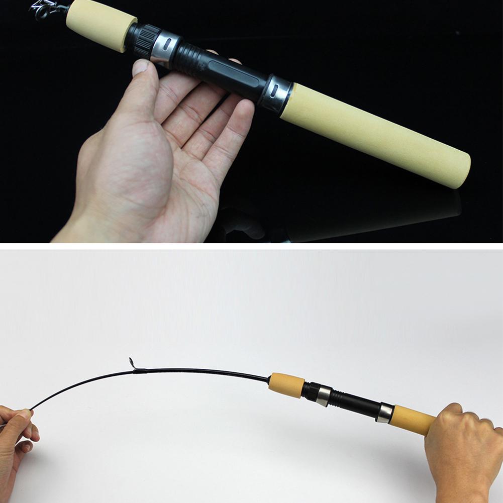NEW Ice Fishing Rod (3 Sections) Without Reel 55/65/75cm Winter Shrimp Rod Lure Fishing Rod Ice Fishing Pole Fishing Accessories