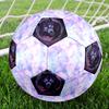 1PC Pastel Floral Wolf Spirit Artwork Soccer Ball Size 5 Football Machine Sewn Indoor/Outdoor Universal Football Gift W35