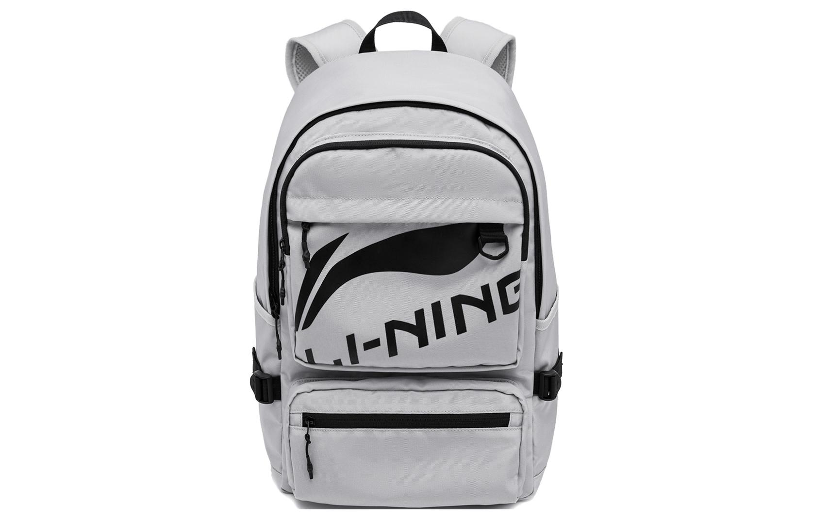 Спортивная сумка-рюкзак Li Ning Sports Life Collection, унисекс, полиэстер, антарктический серый, ABSU181-2