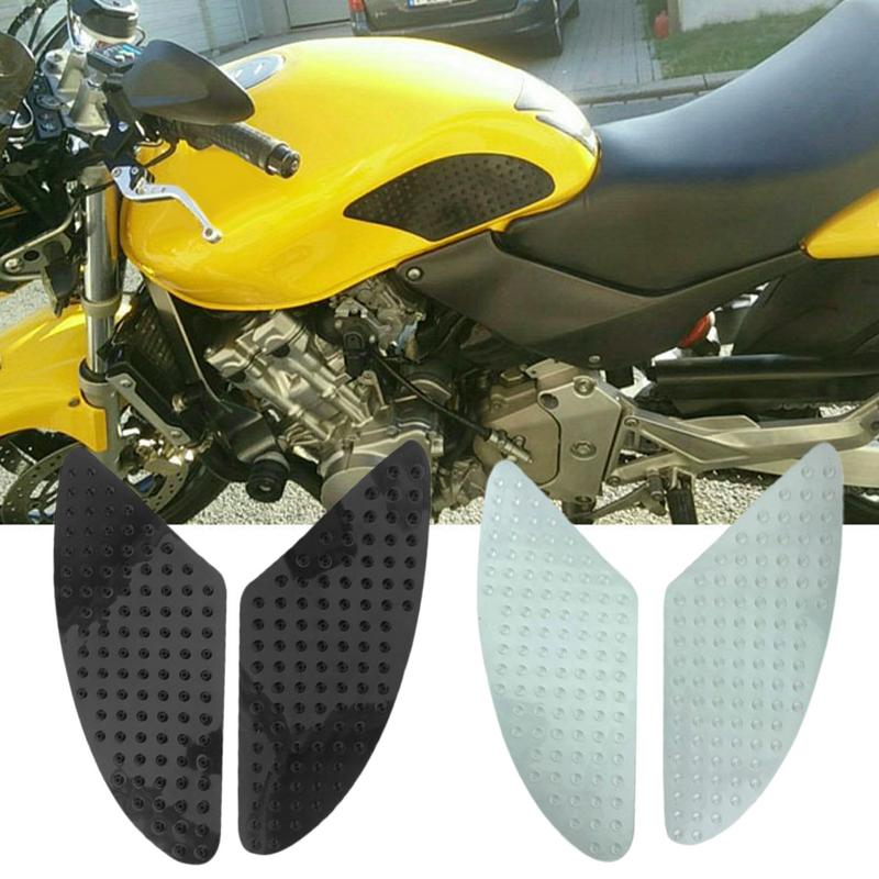 Motorcycle Tank Side Protector 2pcs Anti-Slip Protector Motorcycle Side Pad Knee Grip Decal Motorbike Decals Self-Adhesive For
