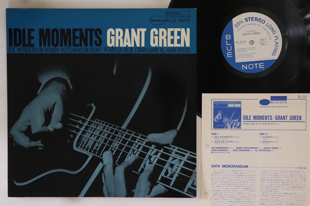 

LP Record GRANT GREEN - Idle Moments BNJ71025 BLUE NOTE 1984 Japan Jazz