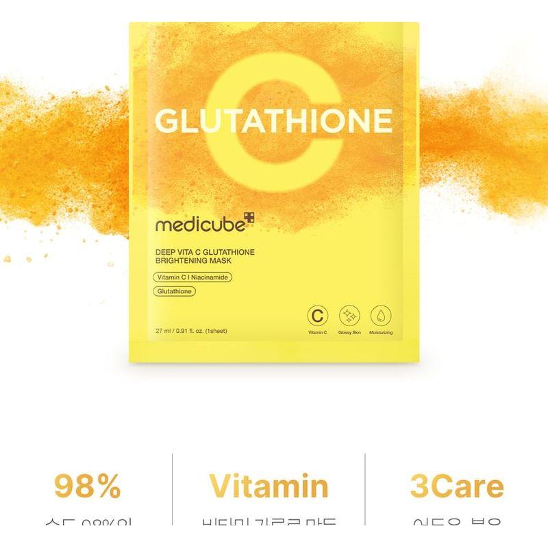 medicube - Deep Vita C Glutathione Brightening Mask