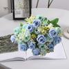 Artificial Rose 10 Forks Korean Style Exquisite Lifelike Easy Care Decorative Simulation Flower Bouquet