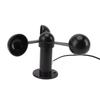 Anemometer-Sensor Windgeschwindigkeiten Cup mit 8M wasserdichtem Kabel 4cm Montageloch Anti-Interferenz 3