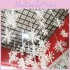 Delightful White Snowflake Christmas Decoration Adding Style To Your Holiday Celebrations