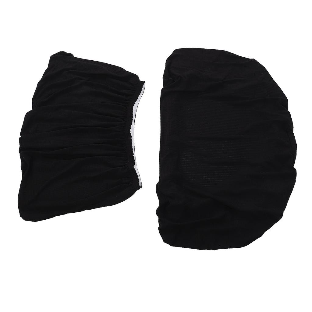 RV Dinette Cushion Covers Water Resistant Elastic Sofa Furniture Protector for Trailer Motorhome Camping Vehicle Black