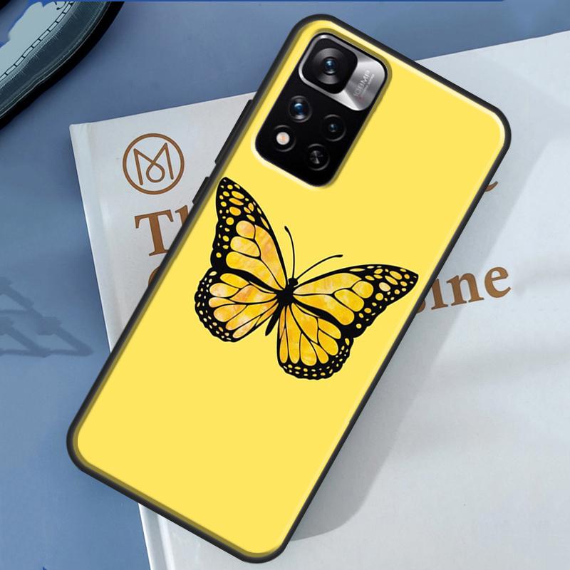 Luxury Butterfly Case For Xiaomi Redmi Note 13 12 11 9 10 14 Pro 9S 10S 11S 12S Redmi 14C 10C 12C 13C Cover
