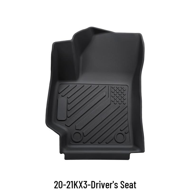 Scratch-Resistant TPE Floor Mats for 2020-2021 Kia KX3 - Durable, Wear-Resistant, Easy to Clean