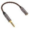 4.4mm to 2.5mm Balanced Cable Male to Female Gold Plated Plug Headphone Adapter Cable for Phones Headphones Speakers