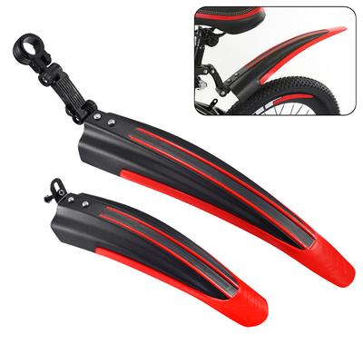 2 Pezzi Parafanghi Bici Ispessiti Mountain Road Bike Parafango MTB Parafango Posteriore Alette Accessori Protezione Schizzi per Bici da Montagna "22" 24 "26"