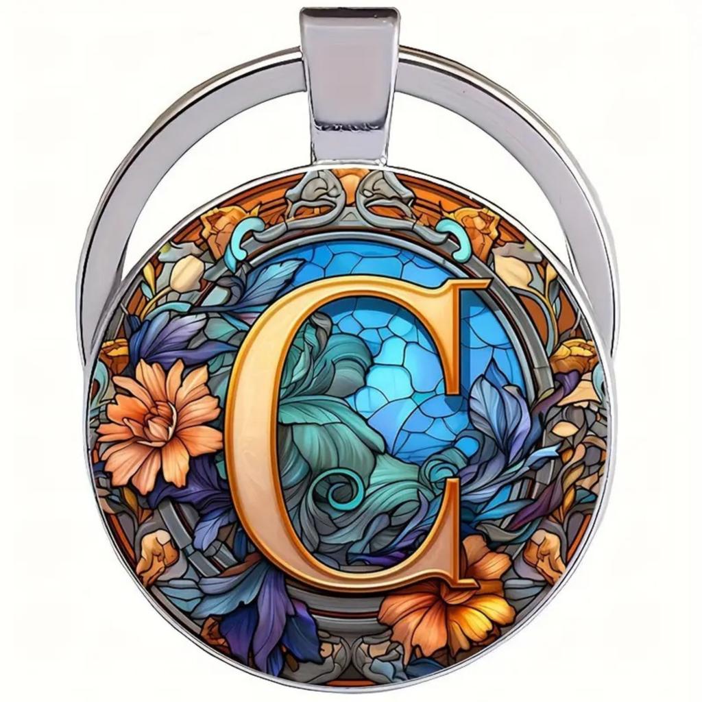 26 English Alphabet Keychain